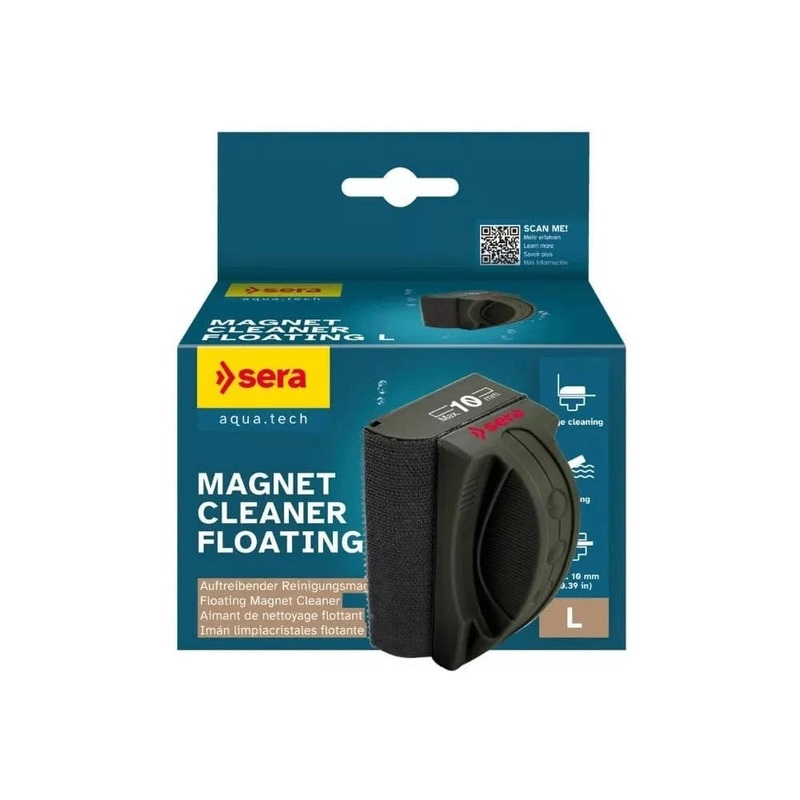 Sera plduriuojantis magnetas stiklams valyti, L, 10 mm