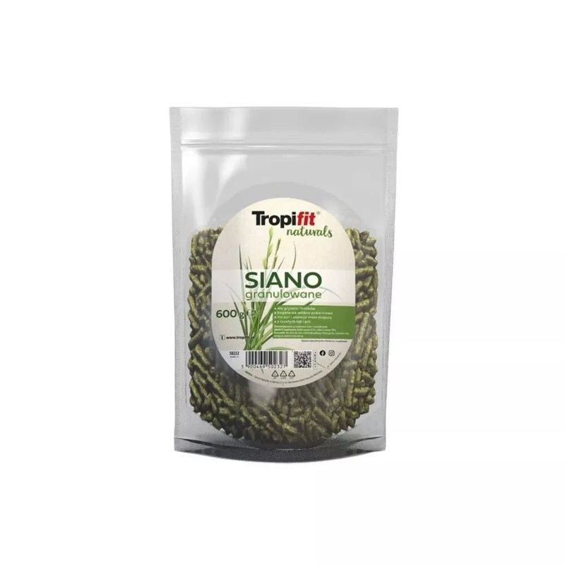 Tropifit Naturals Granulated Hay ienas granulmis 600 g