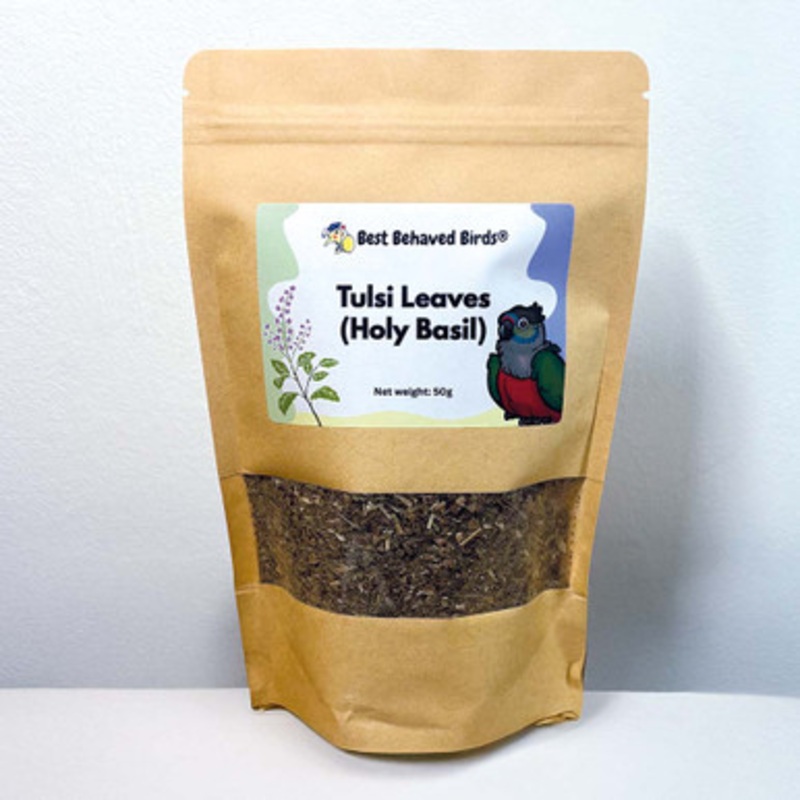 Best Behaved Birds Tulsi (Holy Basil) Leaves 50g