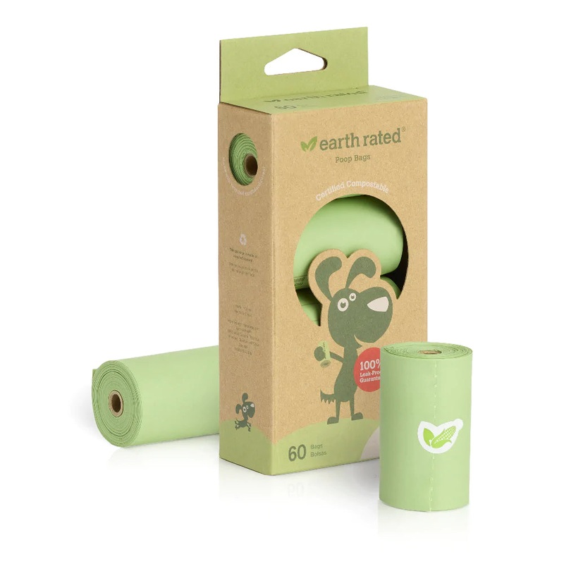 EcoBags PoopBag Eco 9 x 13 (4 Rolls of 15) – Eco-Friendly Cleanup
