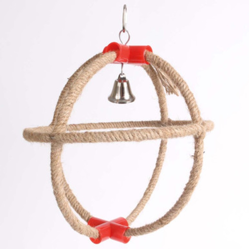 Parrot Planet Jute Swinger Parrot Toy