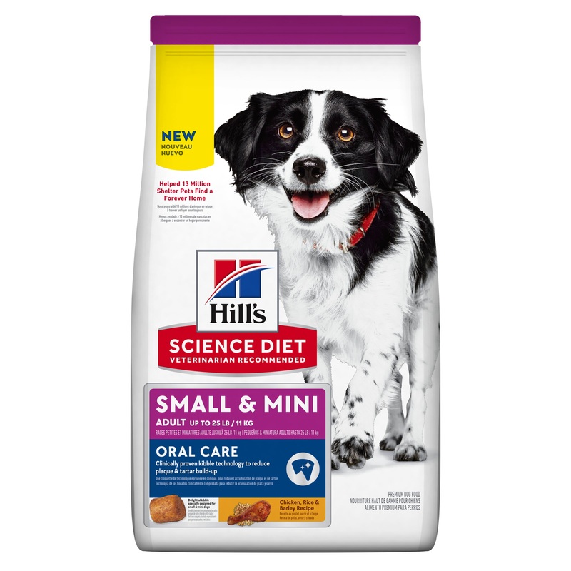 Hill’s Science Diet Adult Oral Care Small & Mini Dry Dog Food 1.81kg