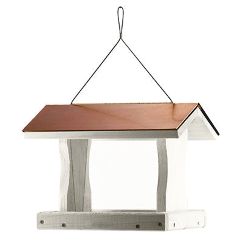 Woodlink Nantucket White CopperTop Ranch Feeder