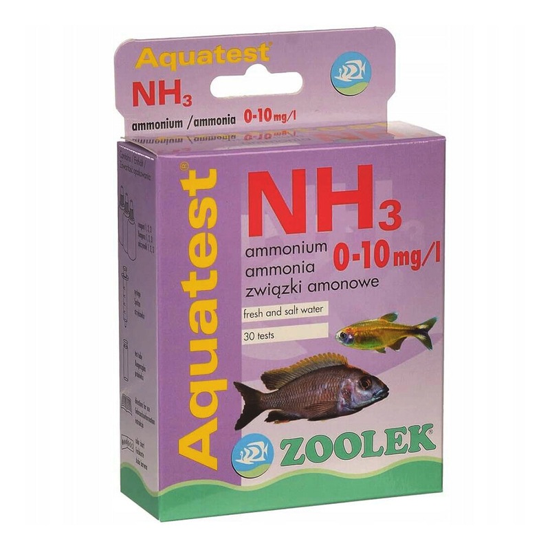 Zoolek Aquatest NH3 0 – 10mg/l 30 tests