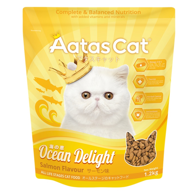 Aatas Cat Ocean Delight – Salmon 1.2kg