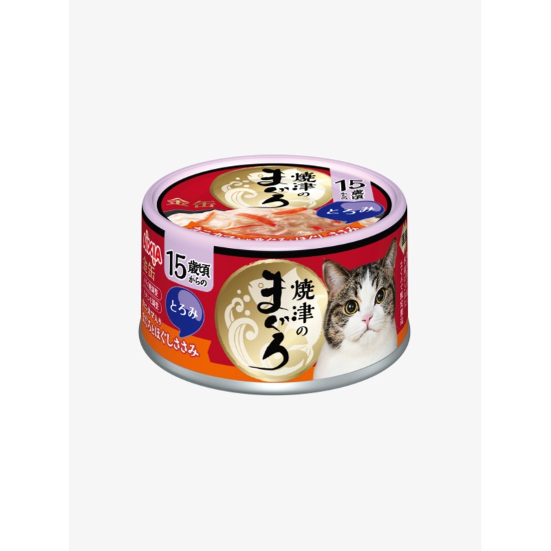 Aixia Aixia Yaizu-no-Maguro Cat Wet Canned Food>15yrs old  T&C w/Crabstick in Rich Sauce 70g