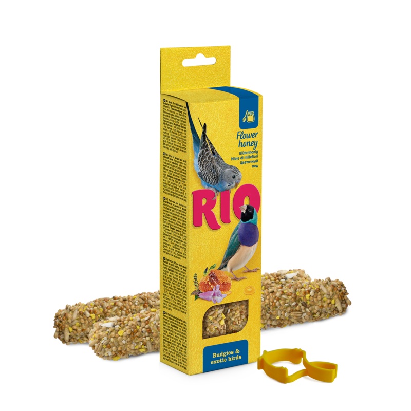 RIO Sticks for budgies and exotic birds with honey 2x40gm –