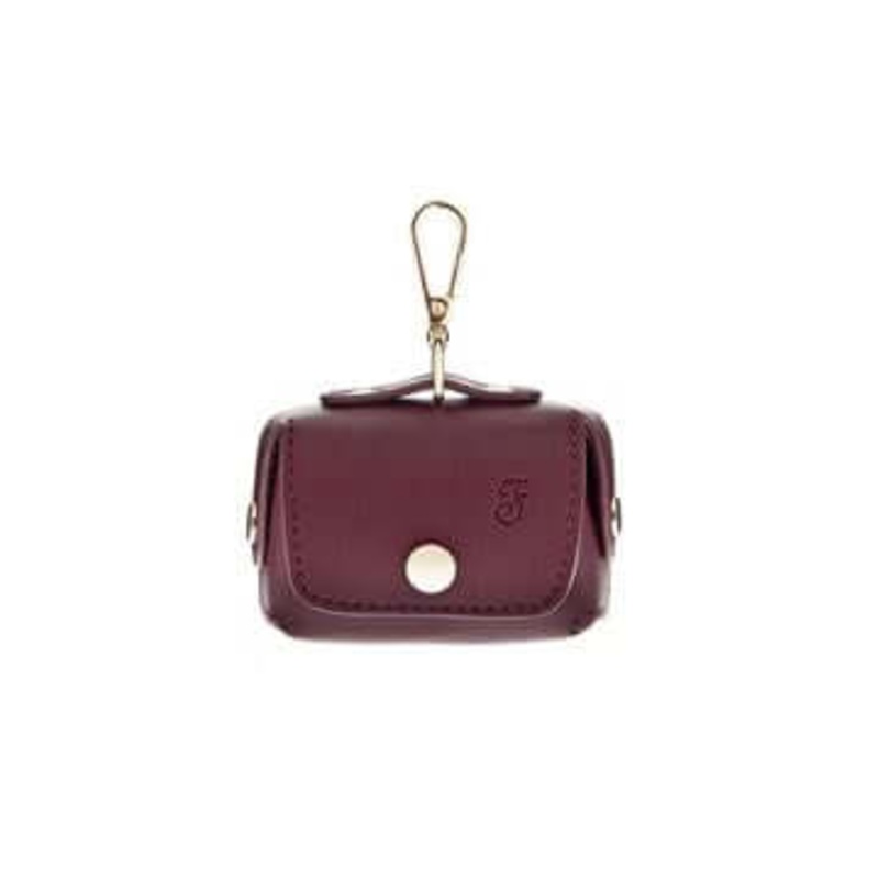 Ferribiella Waste-Bag Dispenser Mokka 10X6X5cm Bordeux –