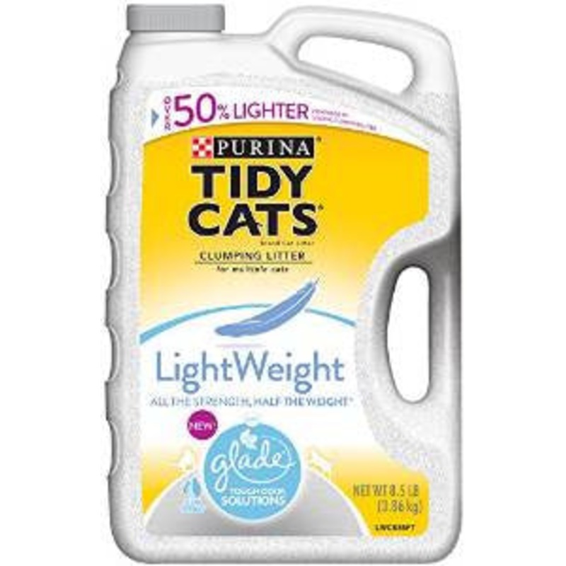 TidyCat Glade Lightweight Litter Clear Spring 2/8.5lb {l-1} 702053
