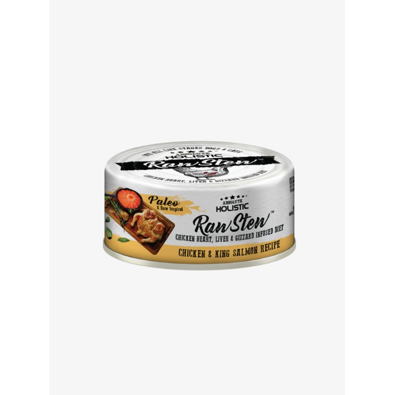 Absolute Holistic Rawstew Chicken & Salmon Dog and Cat Food 80g