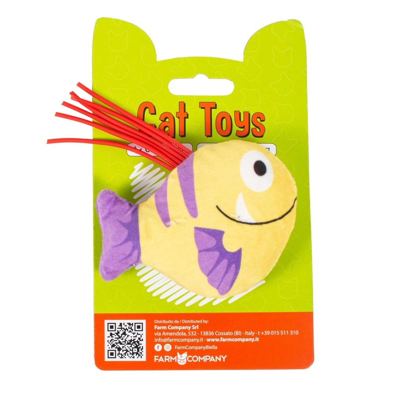 Farm Company Sealife catnip toy Tropical fish – 9 cm –