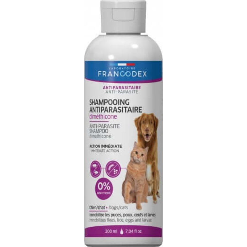 Francodex Gentle Shampoo Dimethicone Dog/Cat 200ml –
