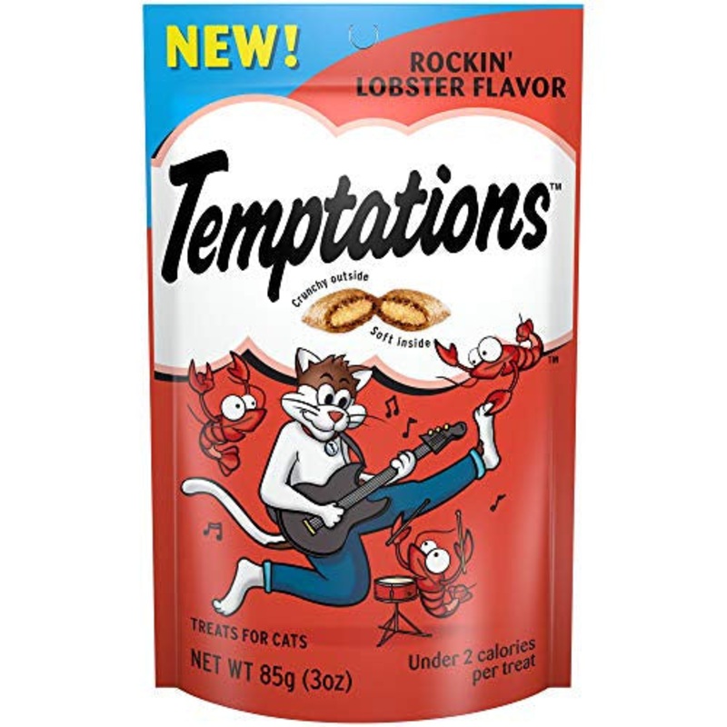 Whiska Temptations Rockin Lobster Flavor Cat Treat 3oz