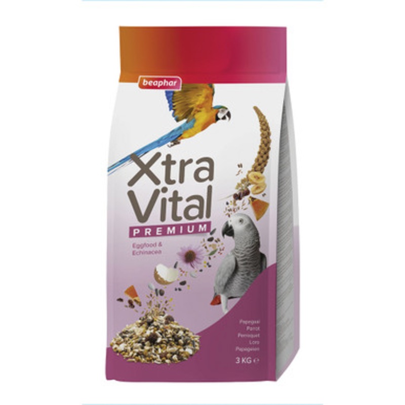 Beaphar XtraVital Vitamin Enriched Parrot Food 3Kg