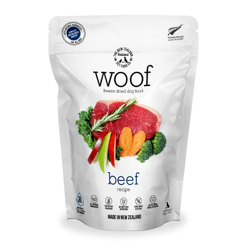 Woof Freeze-Dried Raw Beef Dog Food 280g