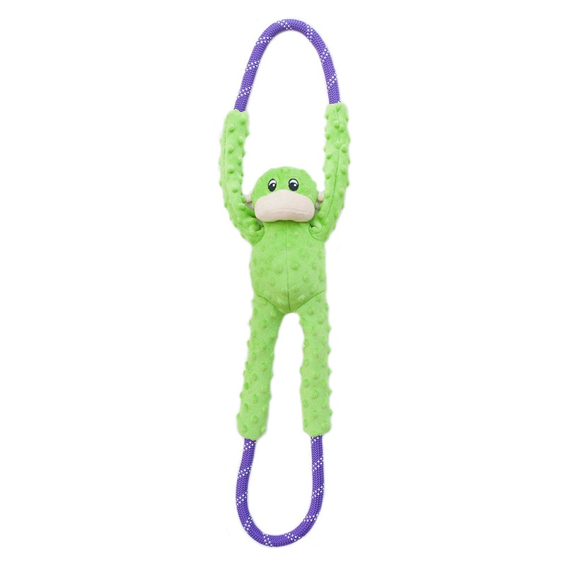 Zippypaws Monkey RopeTugz – Green
