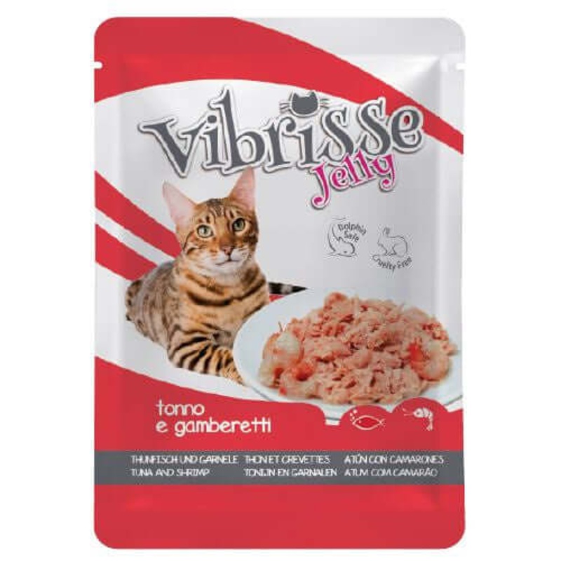 Croci Vibrisse Pouch Jelly Tuna w/Shrimps 70g –       70  –