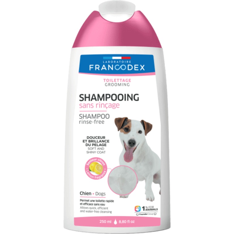 Francodex Rinse Free Shampoo for Dog 250ml –