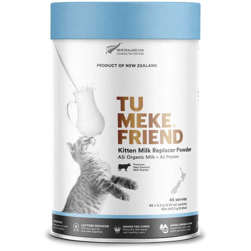 Tu Meke Friend Kitten Milk Replacer Powder 45×5.5g Sachets