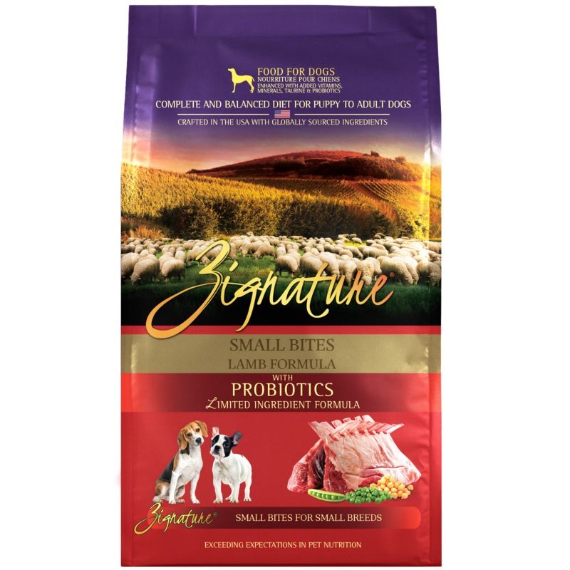 Zignature Lamb Formula Small Bites Dry Dog Food 12.5 lb