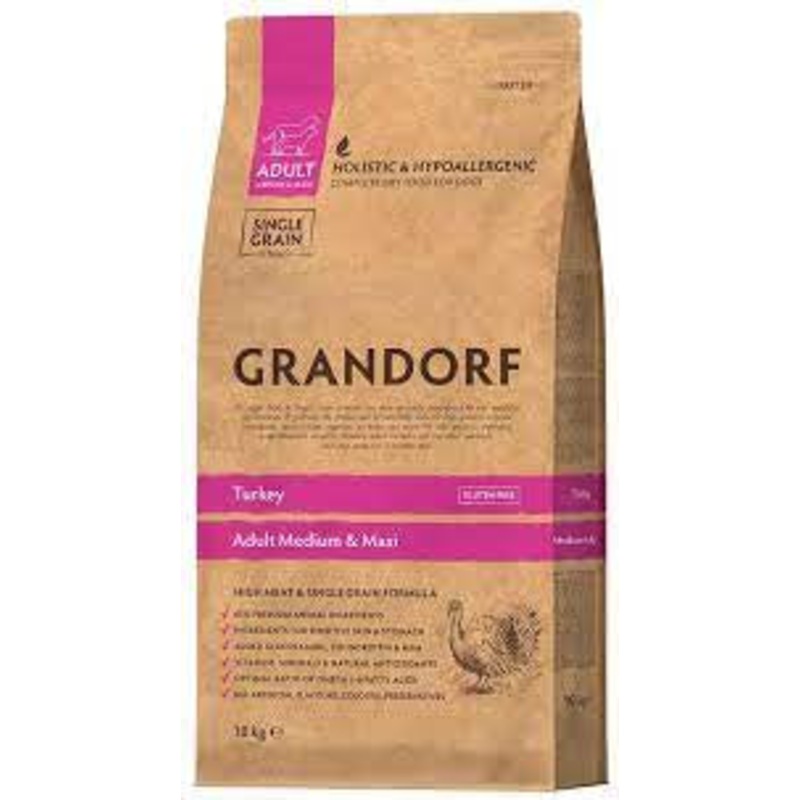 Grandorf Turkey – Adult Medium & Maxi 10kg –