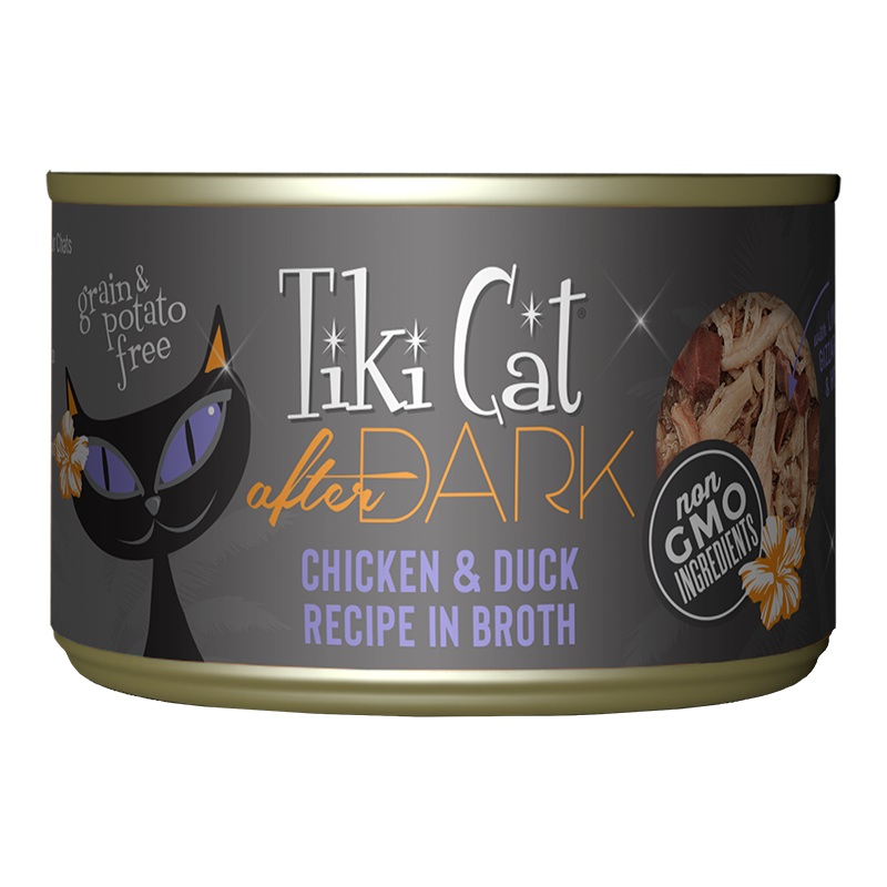 Tiki Pets Cat After Dark Chicken & Duck 5.5oz – 8 Pack {L-1x} 759135
