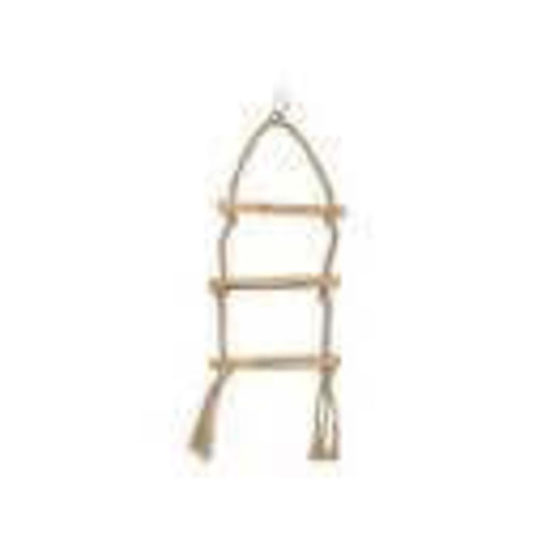 Flamingo Bbq Parakeet Toy Rope Swing –
