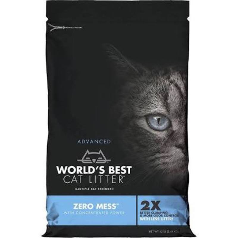 World’s Best Advanced Zero Mess Litter 3/12lb {l-1x} 391045