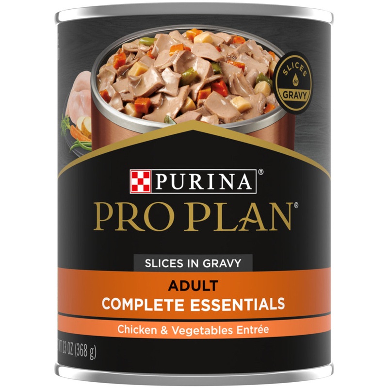 Pro Plan Adult Dog Wet Food Chicken & Vegetable 12x368gm