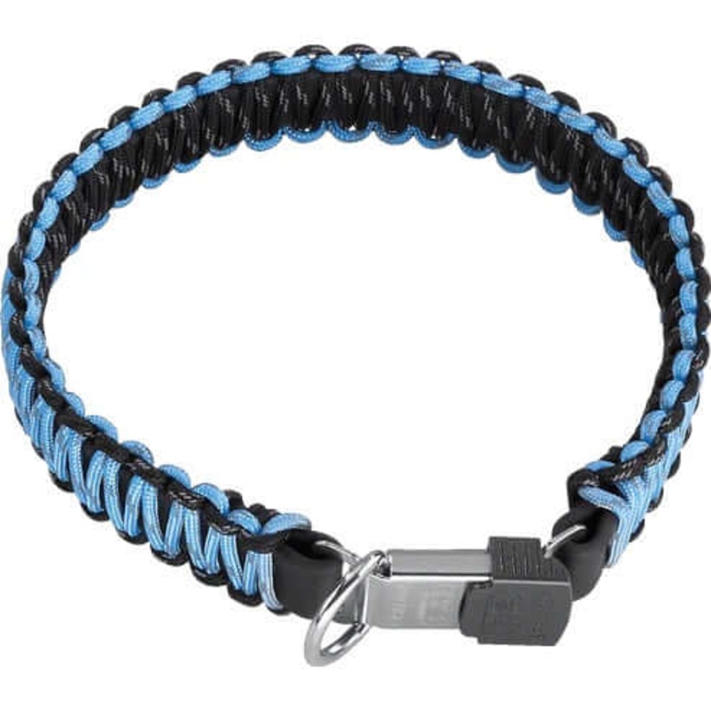 Herm Sprenger PARACORD Collar – reflecting, royal blue, 45 cm / 18 –
