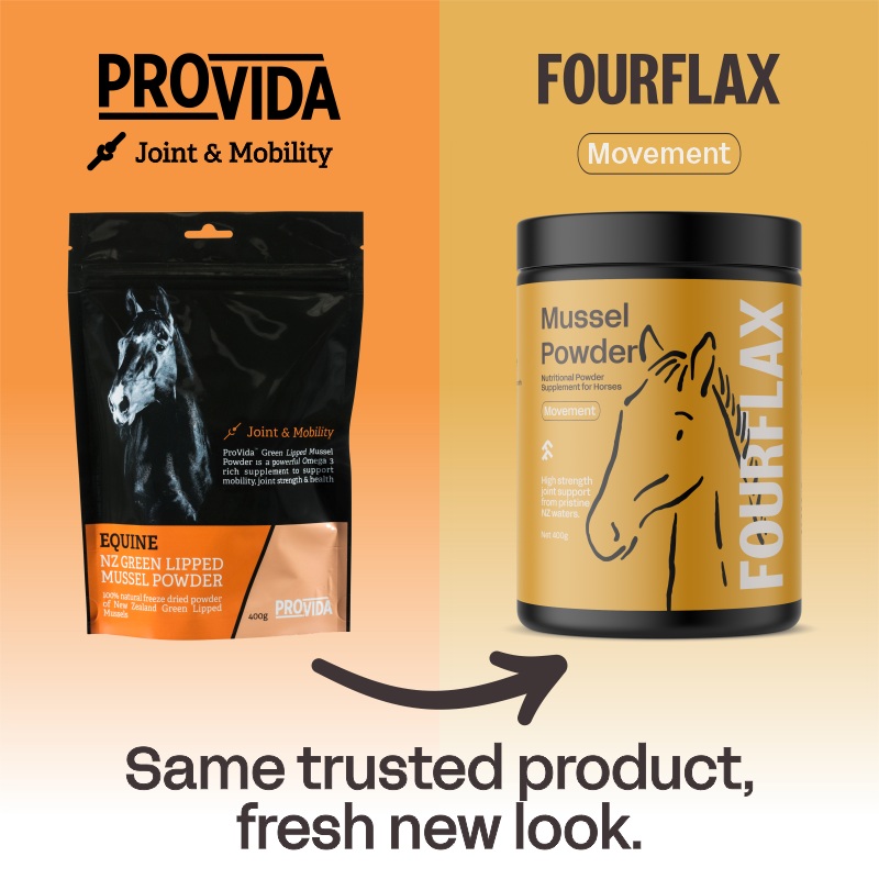 ProVida (Fourflax) Equine Mussel Powder 400g – Joint Support for Horses