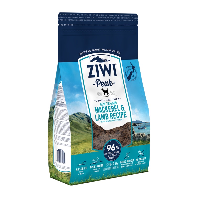 Ziwi Peak Dog Air-Dried Mackerel & Lamb 2.5kg