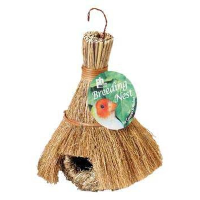 Prevue Finch Tiki Hut Nest {L+b}480297