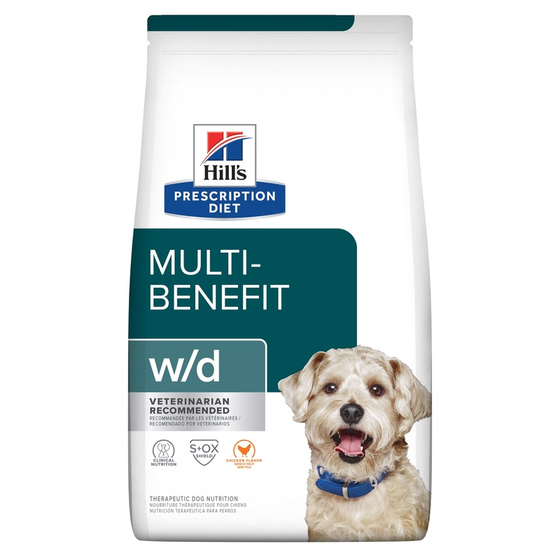 Hill’s Prescription Diet w/d Multi-Benefit Dry Dog Food 3.85kg