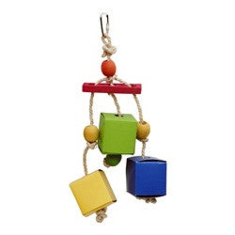 Living World Rope Split 11.8in Bird Toy 80989{L+7}