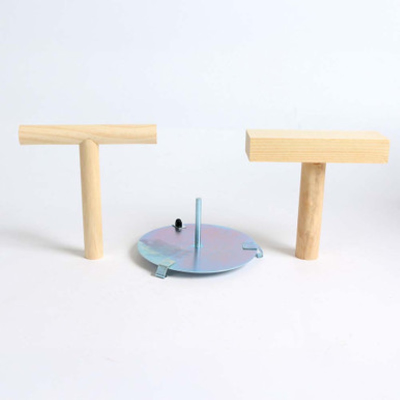 T Perches for Avian Scales & Bowl