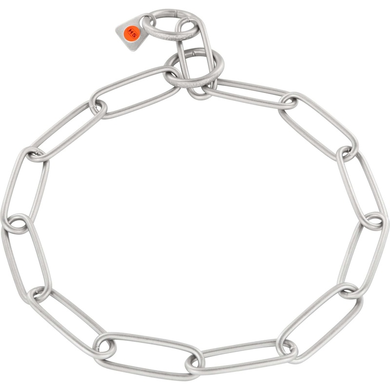 Herm Sprenger Collar Long Links – Stainless Steel Matt 3.0 mm 65cm /26 –