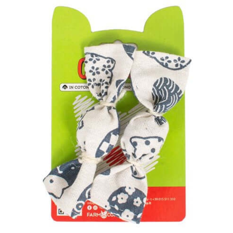 Farm Company Fabric Assorted Candies Cat Toy with Sound – 12cm 2pcs –