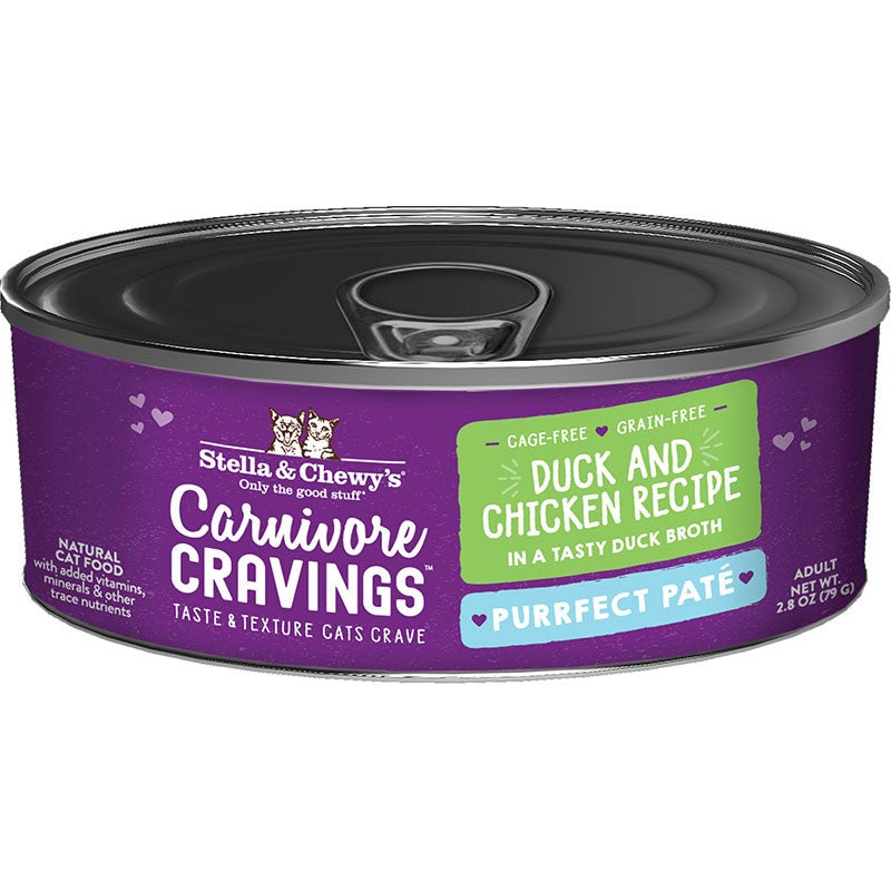 Stella & Chewy’s Cat Carnivore Cravings Pate Duck & Chicken 2.8oz