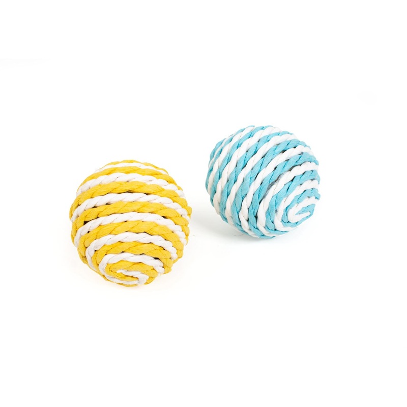 Farm Company Assorted Paper Cat Balls with Sound – 4cm (per pc.) –