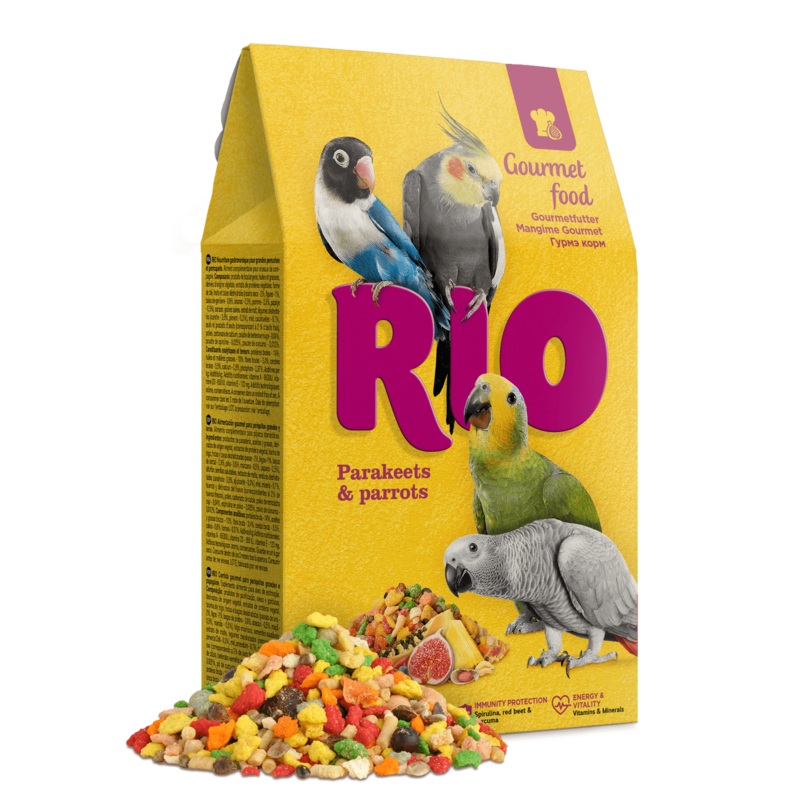 RIO Gourmet food for parakeets and parrots 250gm –