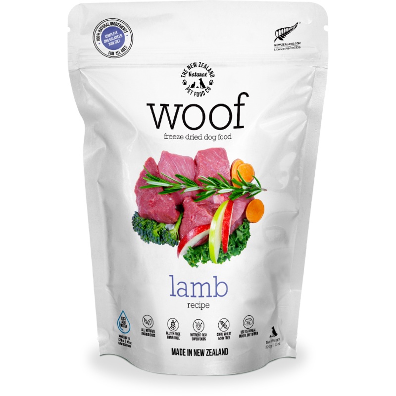 Woof Freeze-Dried Raw Lamb Dog Food 280g