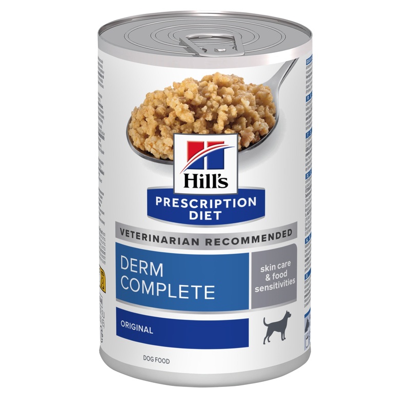 Hill’s Prescription Diet Derm Complete Canned Wet Dog Food (370 grams x 12 Cans )