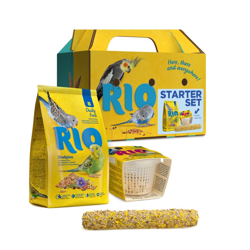 RIO Starter set for new budgie owners –