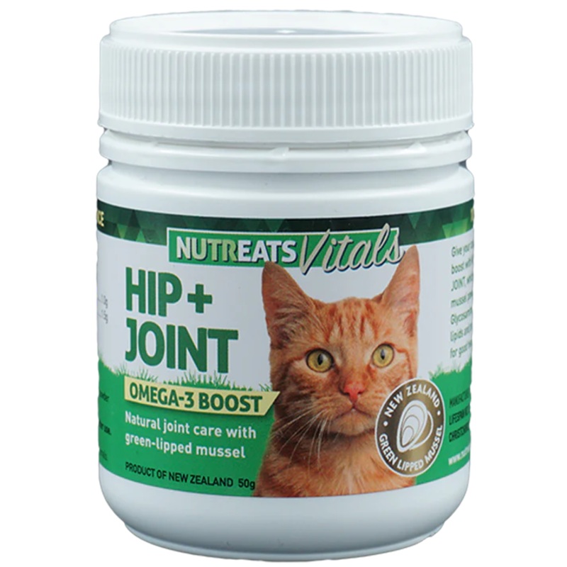 Nutreats Hip & Joint Powder for Cats 50g – Mobility Support for Cats