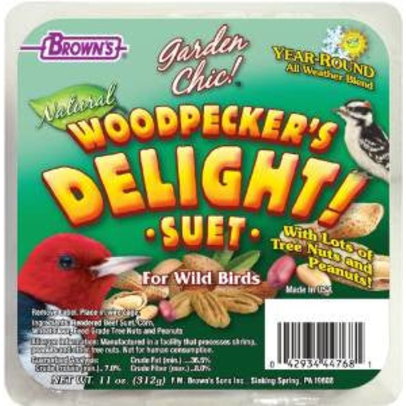 F.M. Brown’s Garden Chic! Woodpeckers Suet 8/11.5oz {L+1} C= 423081