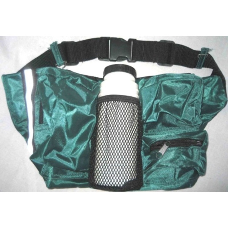 Waist bag with pouches and water bottle