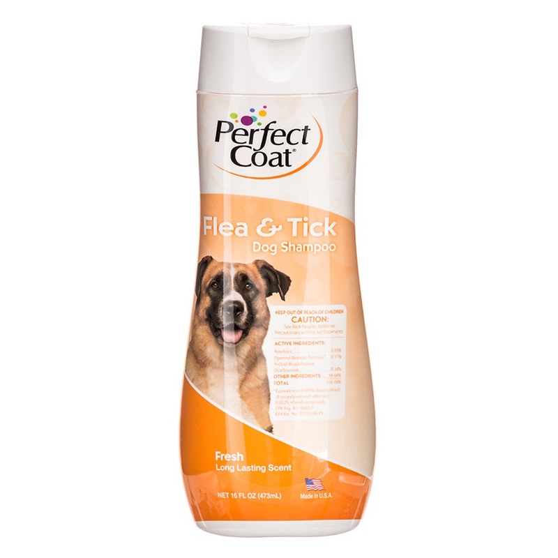 8 in 1 Perfect Coat – Flea and Tick Shampoo 16oz