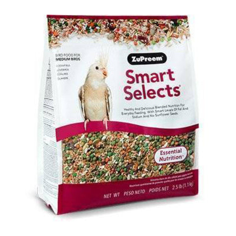 Zupreem Smart Selects for Medium Birds 2.5lb