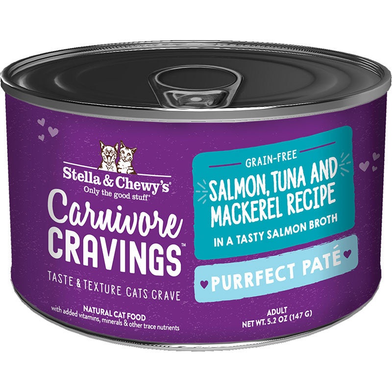 Stella & Chewy’s Cat Carnivore Cravings Pate Salmon & Tuna 5.2oz
